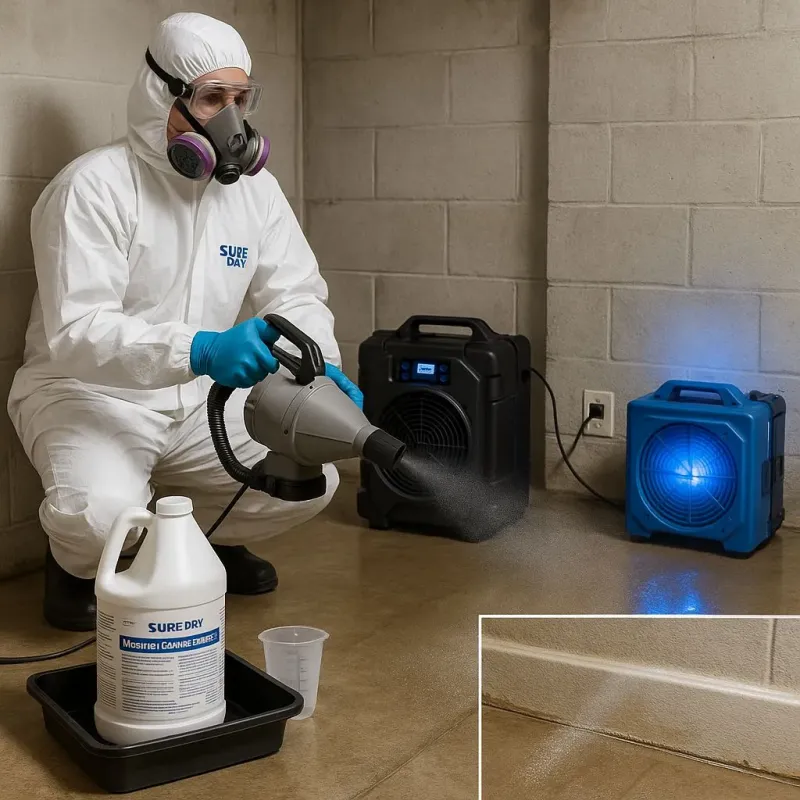 Sanitization and Odor Removal process in Bishop, TX